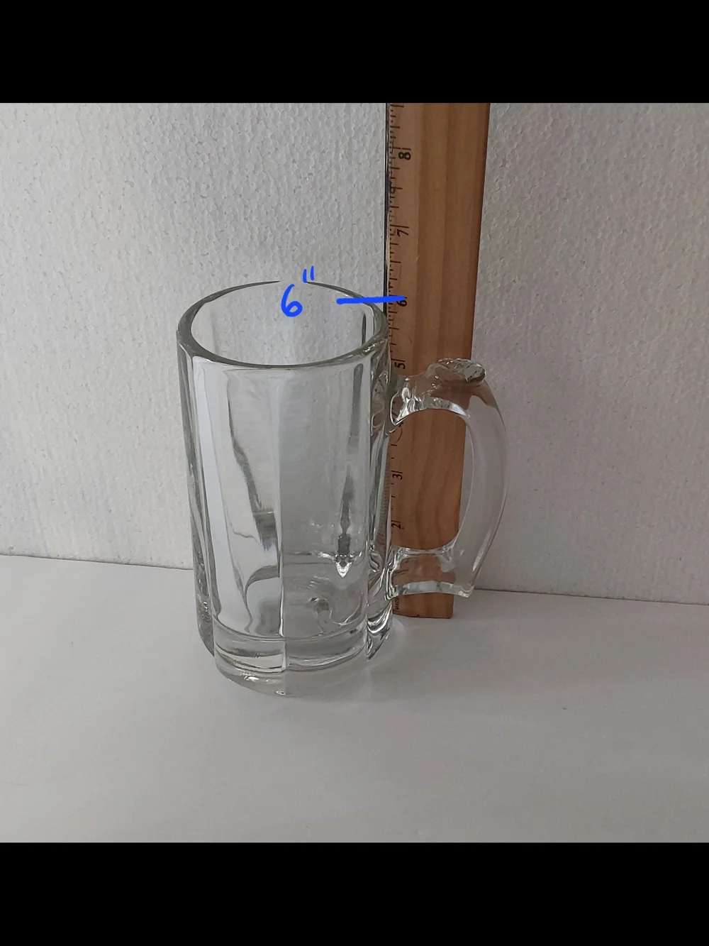 Libbey Clear Glass Beer Mugs (2)